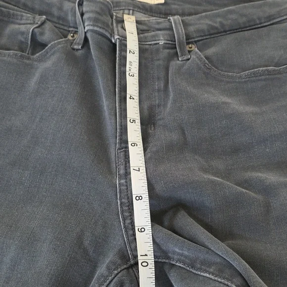 Levis Classic Straight leg Gray Denim Jeans, 28 (6M) - Picture 7 of 8